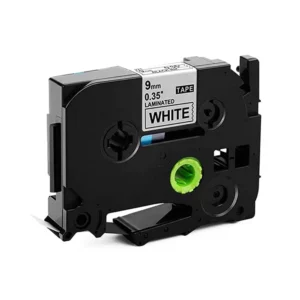 Brother 9mm Black on White Label Compatible