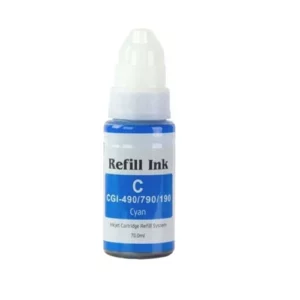 Canon DYE Ink C490C Cyan 70ML Compatible